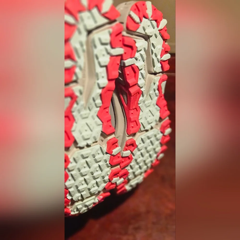 New Balance Gray and Red Women's Sneakers